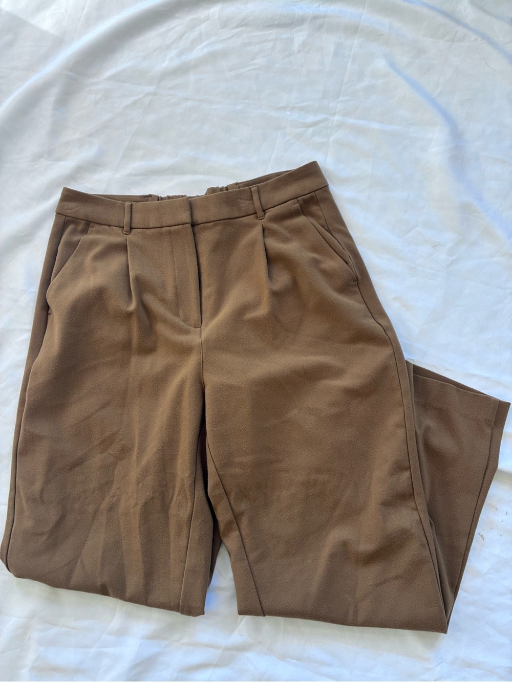 Old Navy Tailored High-Rise Brown Women's Trousers